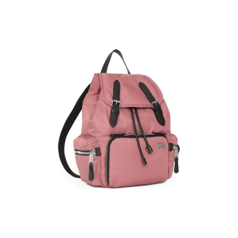 Burberry Polyamide Backpack Travel Storage Bag Backpack Medium Size Women's Coral Pink-1