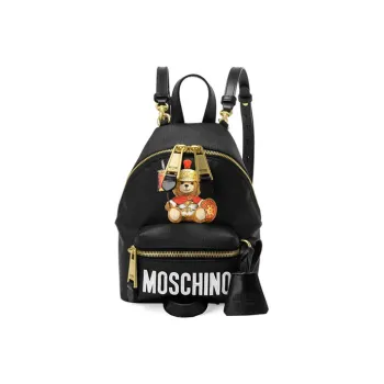MOSCHINO PU Backpack Mini Women's Black