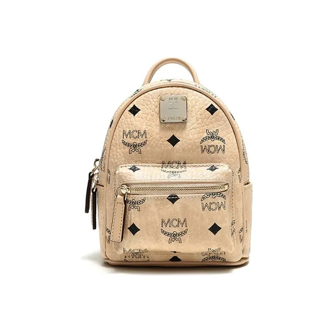 MCM Essential Visetos Origina Backpacks-0