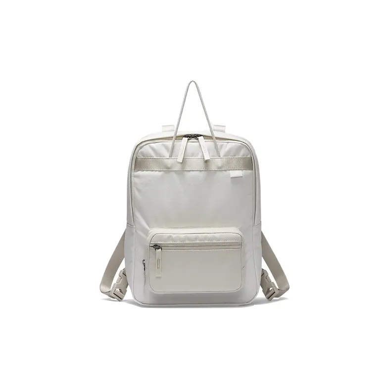 Nike Polyester Portable Backpack Regular Unisex Gray White-0