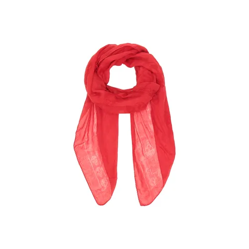 Alexander McQueen Silk Scarves Men Red