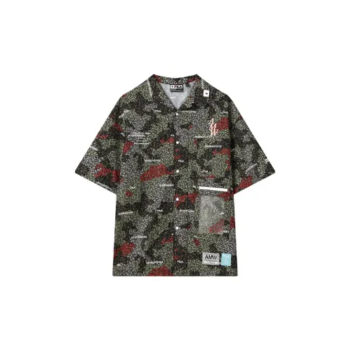 Mihara Yasuhiro X FILA MIHARA YASUHIRO Collaboration Collection Shirts Men British Green