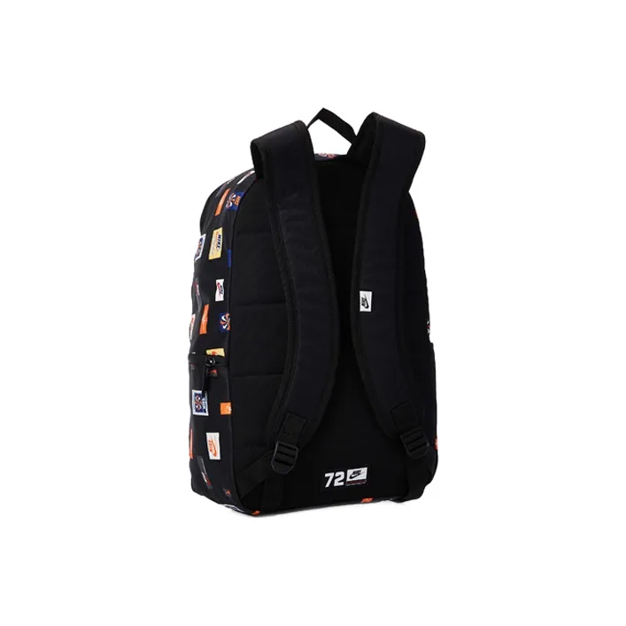 Nike Heritage Polyester Double-Shoulder Backpack Regular Unisex Black-1