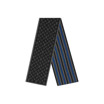 LOUIS VUITTON Knit Scarves Men's Black