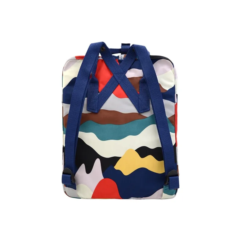 Fjallraven Kanken Cotton And Polyester Blend Backpack Regular Unisex Dark Multicolor-3