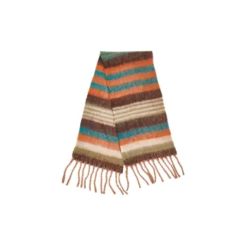 NAME.S Knit Scarves Women's Multicolor Box+Shopping Bag