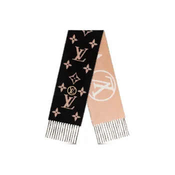 LOUIS VUITTON Scarves Women's Pink/Black