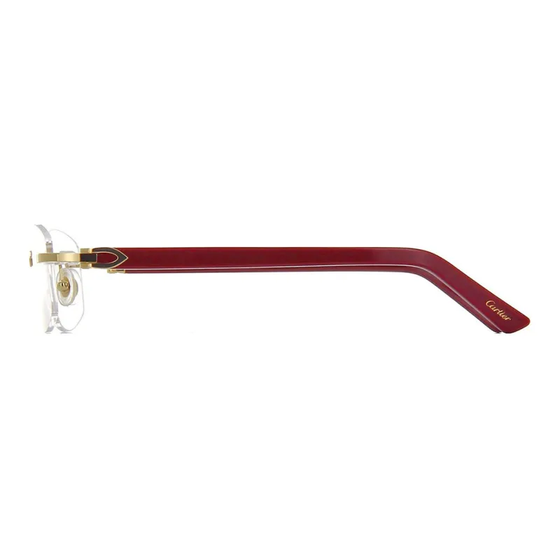 Cartier Rimless Oval Shape Glasses-1