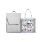 1912 Gray White Paint Backpack+0245 Gray