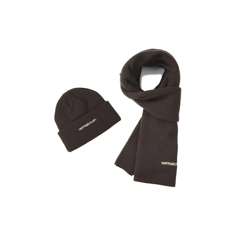 FREE RABBITⅡ Plush Yarn Scarf Set Unisex-3