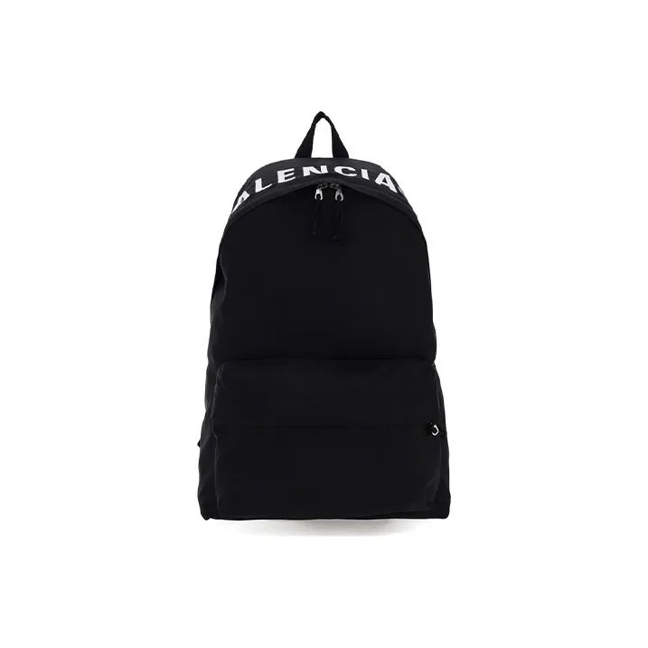 Balenciaga Nylon Fabric Backpack Regular Unisex Black-0