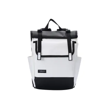 Timbuk2 Polyester Backpack Double-Shoulder Backpack Mini Unisex Black White