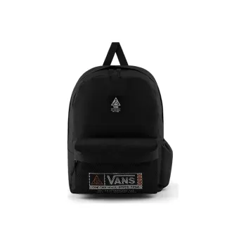 Vans Polyester Backpack Regular Unisex Black/Army Green