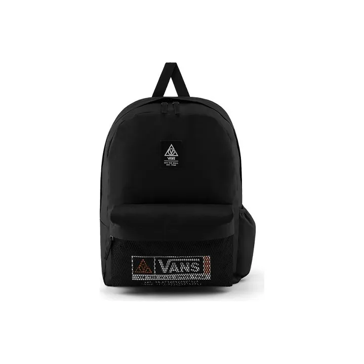 Vans Polyester Backpack Regular Unisex Black/Army Green-0