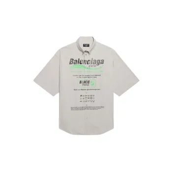 Balenciaga Shirts Men Gray