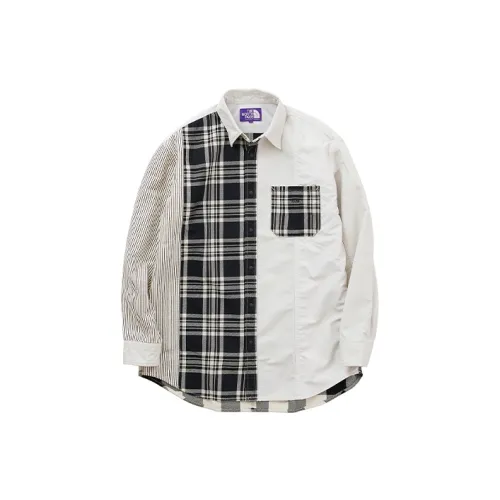 THE NORTH FACE PURPLE LABEL Shirts Unisex Ivory White