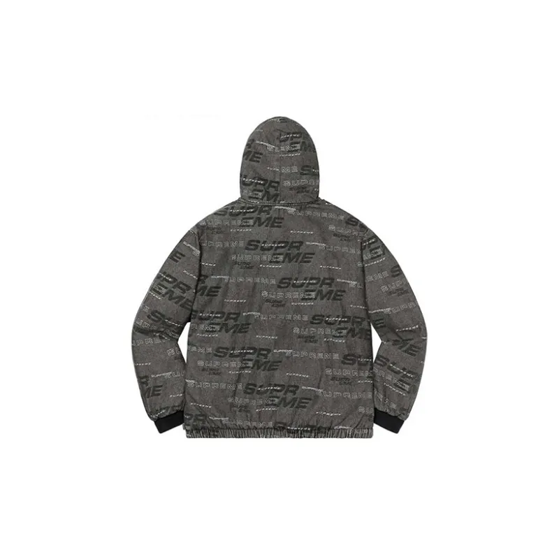 Supreme Reversible Dimensions Logo Denim Work Jacket-1