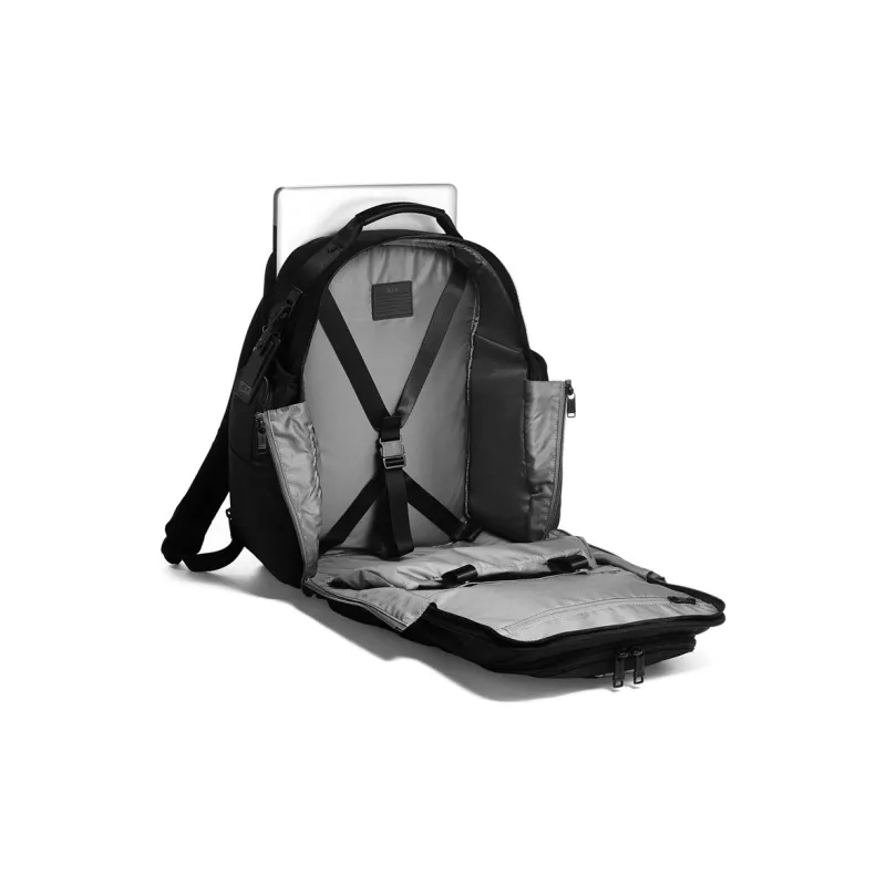 TUMI Nylon Backpack Men's Black-6