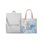 1912 Gray White Paint Backpack+0141 Blue