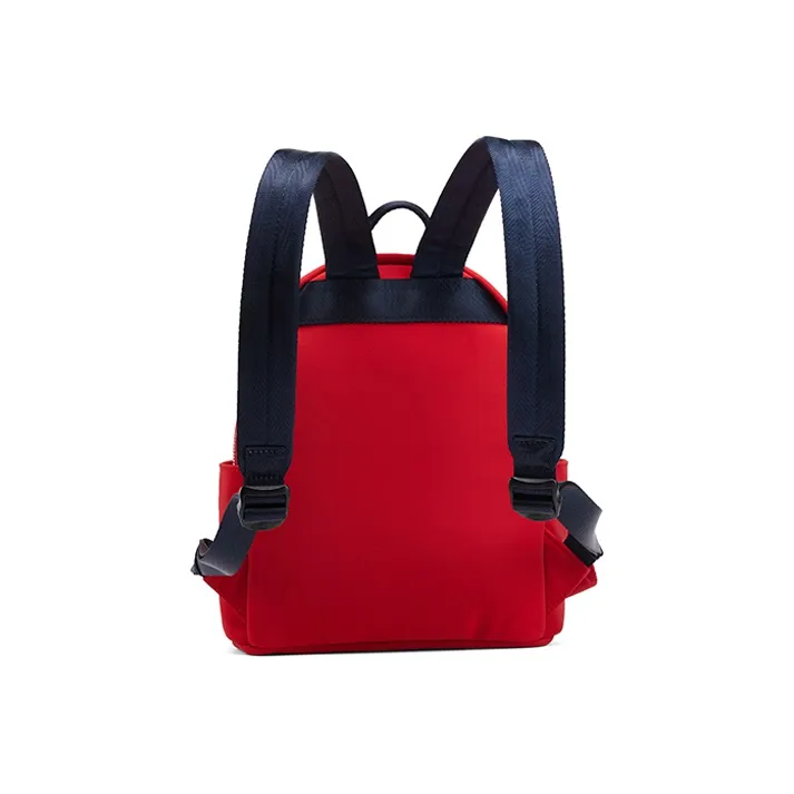 FILA Fabric, Polyurethane, Synthetic Leather Backpack Regular Women's Legend Red-3