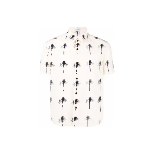 SAINT LAURENT Shirts Men Off White