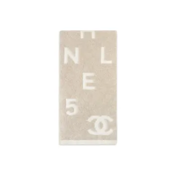 CHANEL Knit Scarves Women's Ecru