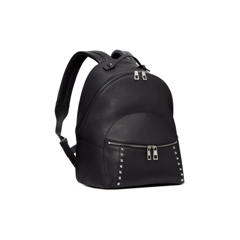 Valentino Sheepskin Backpack Men's Black-1
