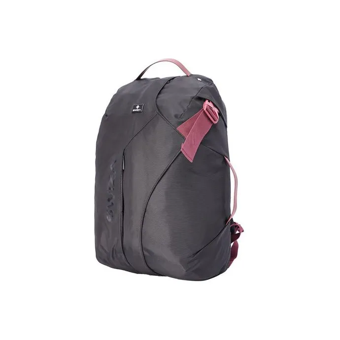 SWIZA Polyamide Backpack Regular Men's Elegant Black/Brick Red-1