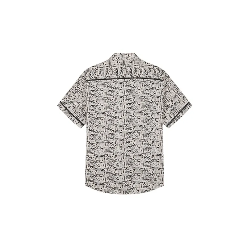 DAVID NAMAN Shirts Men Black/White-1