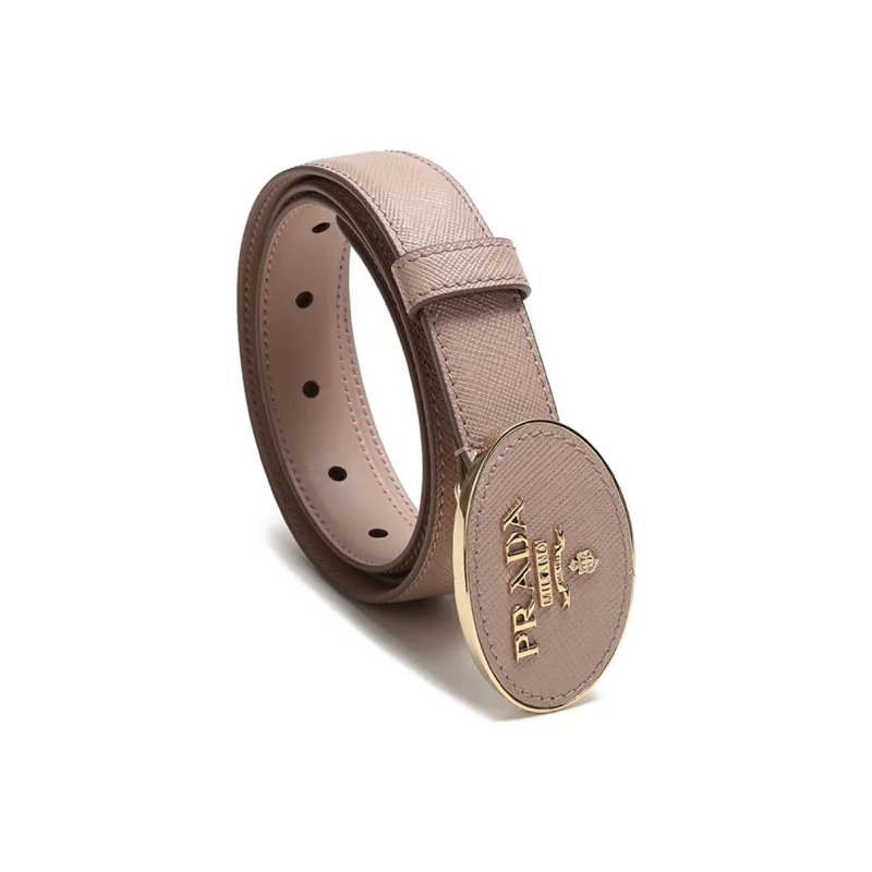 PRADA Leather Belts Women's Apricot-1