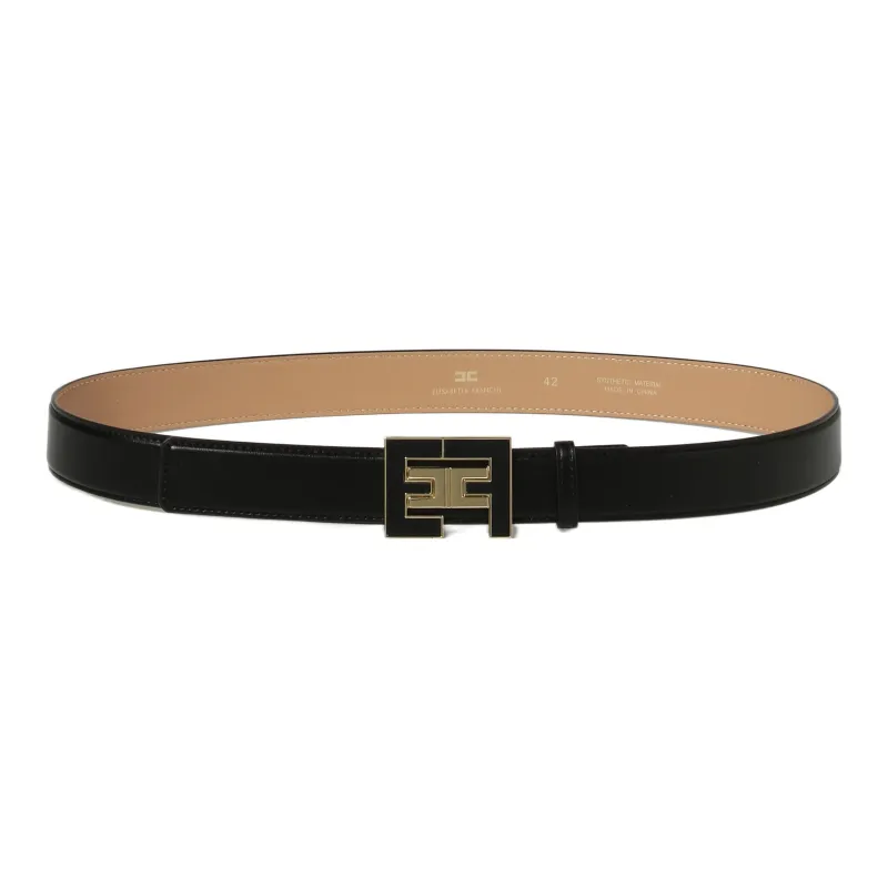 Elisabetta Franchi Logo buckle Belt-0