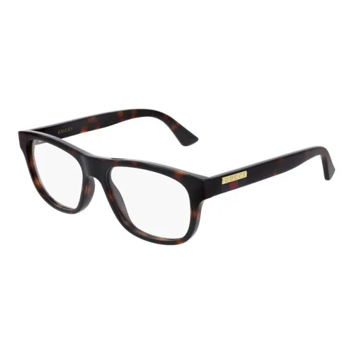 GUCCI Eyeglass Frames Men Amber