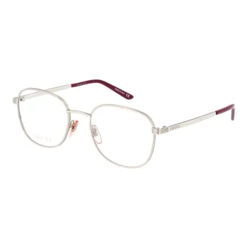 GUCCI Eyeglass Frames Unisex Silver