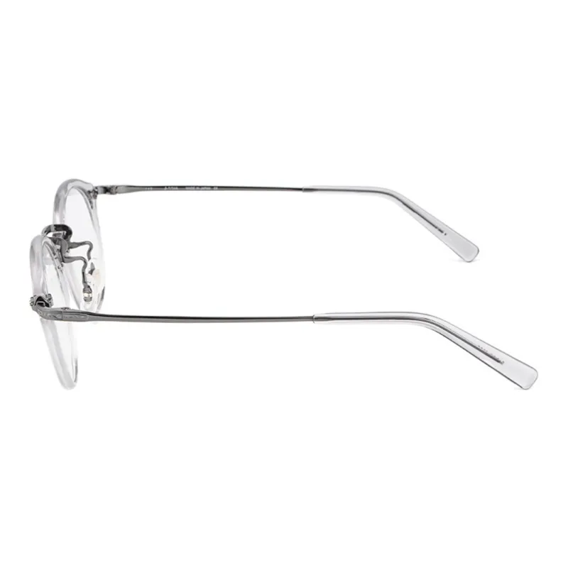 MASUNAGA Titanium Oval Eyeglass Frames Unisex-4