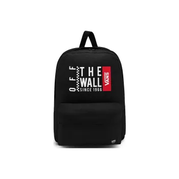 Vans Canvas With Nylon Fabric Backpack Regular Unisex Black