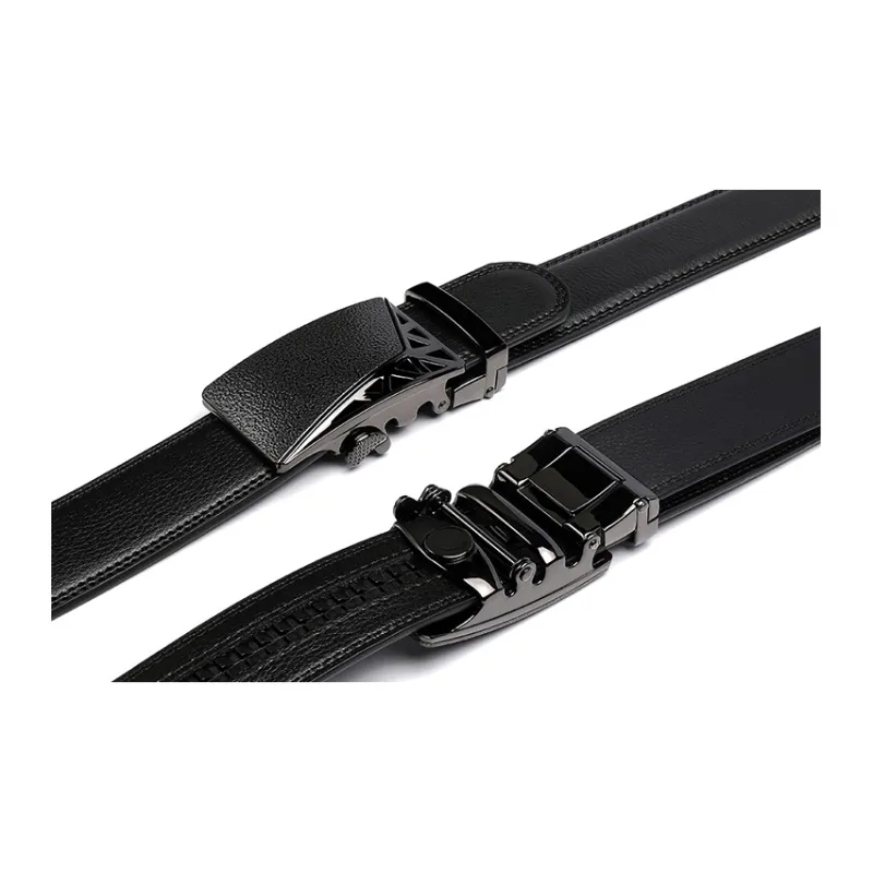 FREE RABBITⅡ Leather Belts Men Black-3