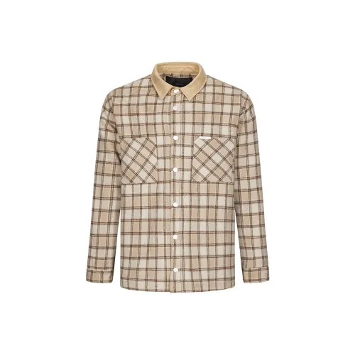 BONELESS Shirts Unisex Sand Grid