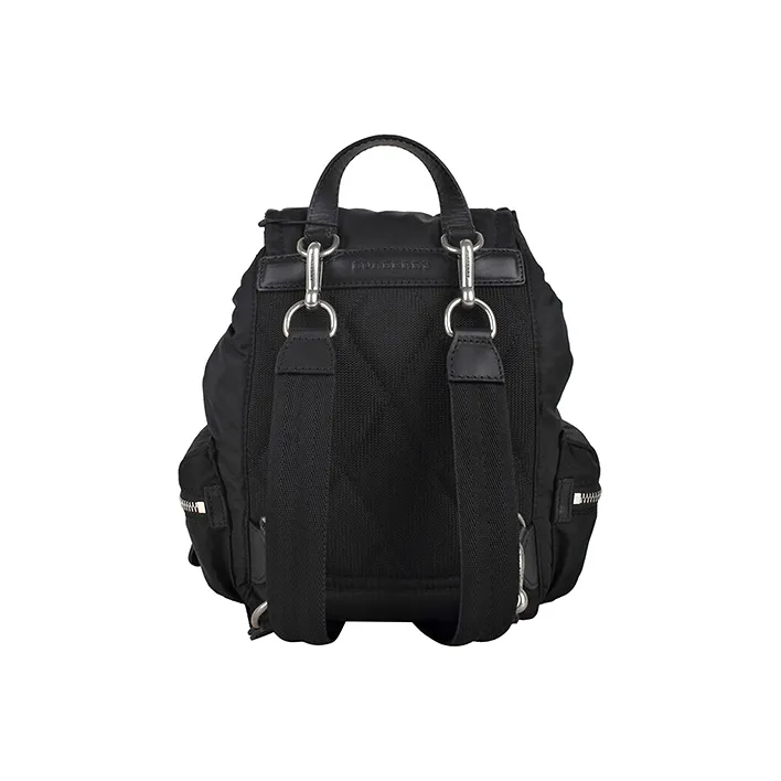Burberry Canvas Backpack Unisex Black-2