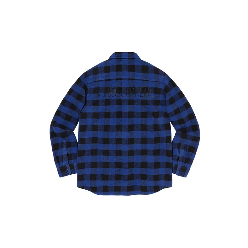 Supreme 1 800 Buffalo Plaid Shirt-1