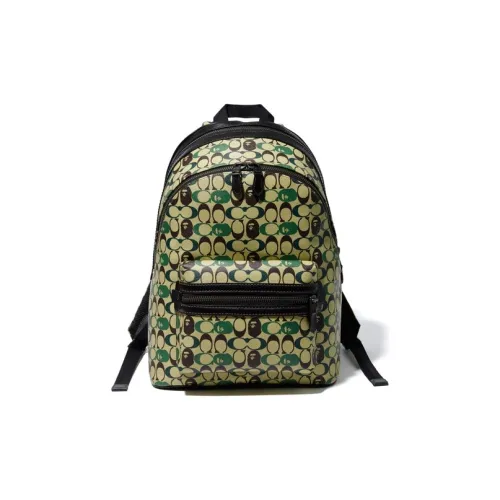 Coach X A BATHING APE Bape Backpacks One Size