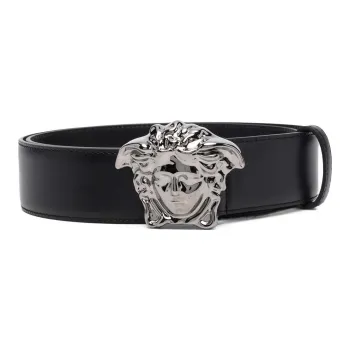 VERSACE La Medusa Leather Belt