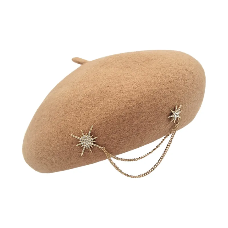 BAIJUAN Berets Women's-3