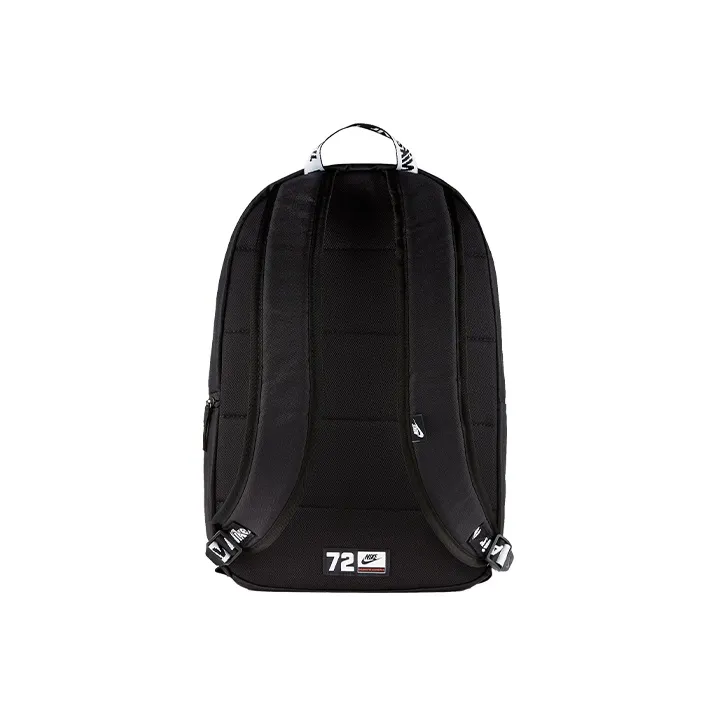Nike Heritage Polyester Backpack Regular Unisex Black Red-1