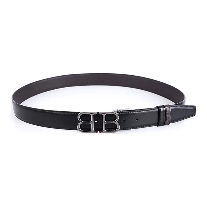 BALLY Leather Logo-buckle Belt-3