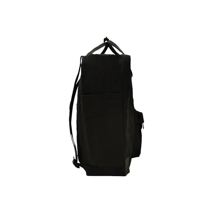 Fjallraven Kanken Polyester Backpack Medium Size Unisex Black-1