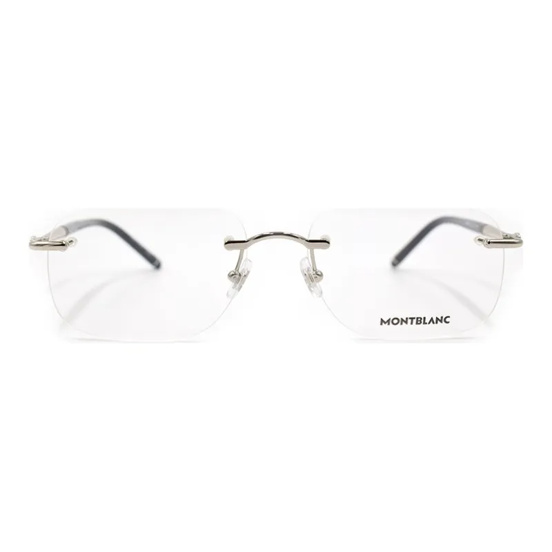 MONTBLANC Alloy Rectangular Optical Glasses Men's-0