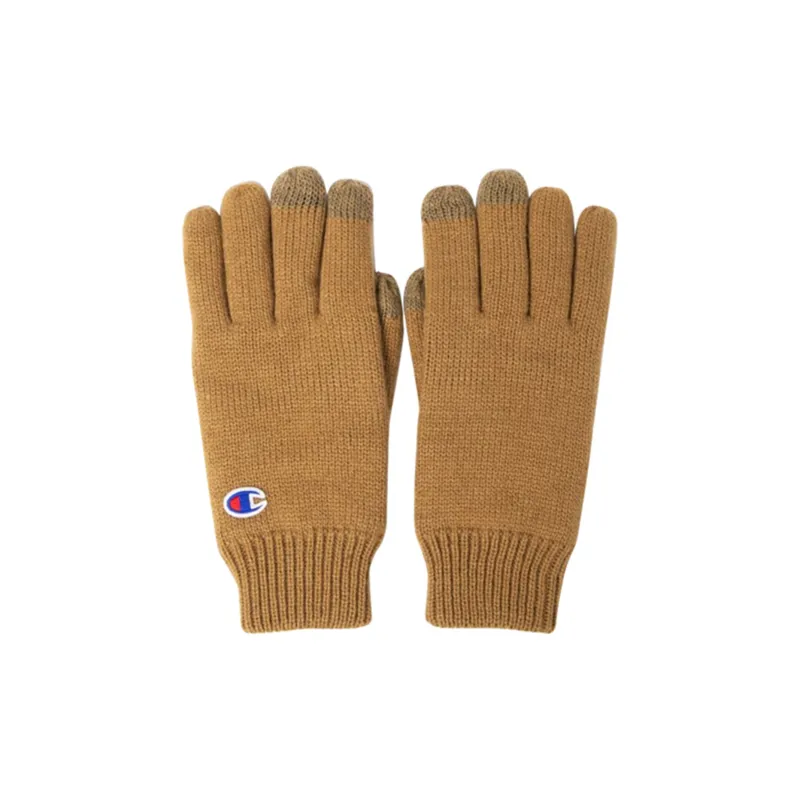 Champion Knit Gloves Unisex Khaki-0