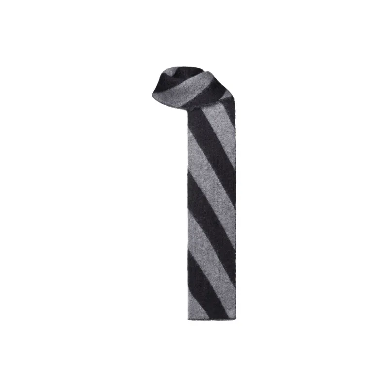 FENDI Knit Scarves Men Gray-1