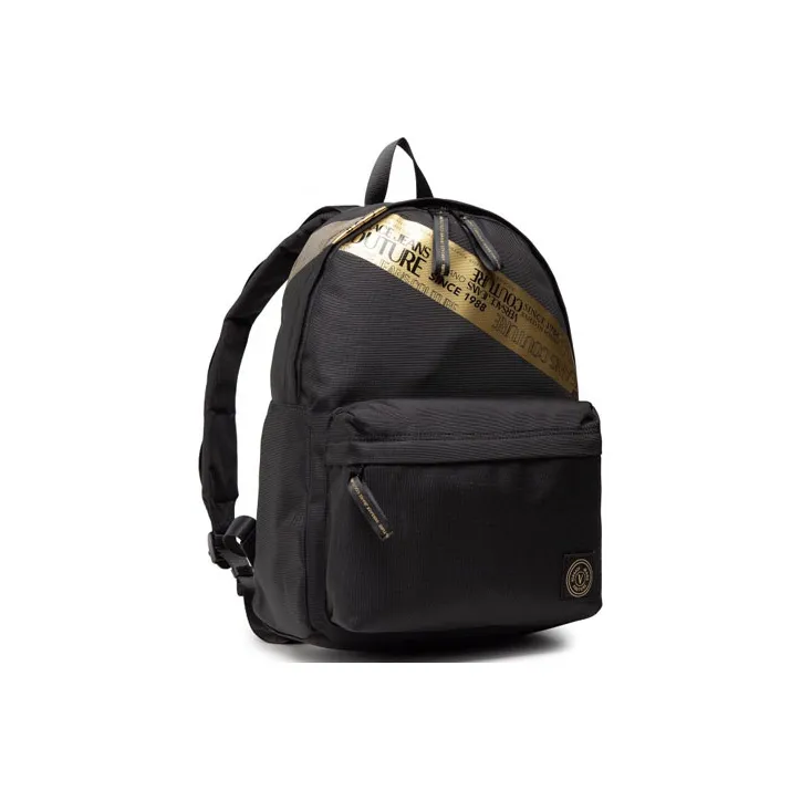 VERSACE JEANS COUTURE Fabric Backpack Regular Men's Black Gold-1