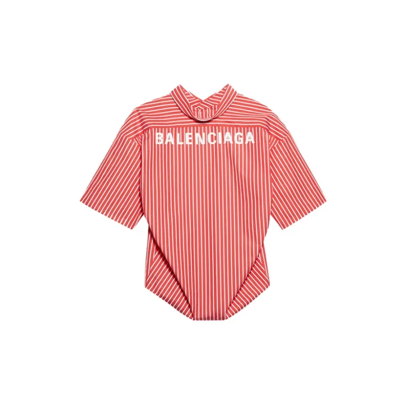 Balenciaga Shirts Women's Orange Red-1